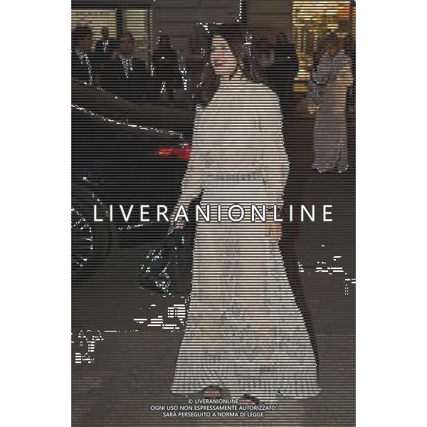Roma - 27 Maggio 2025 Arrivi delle Celebrita\' alla sfilata "Cruise 2026" di Dior a Villa Albani Torlonia a Roma Nella Foto: Alexandra Daddario foto-Andrea Bracaglia-ag aldo liverani sas
