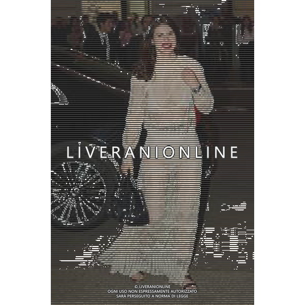 Roma - 27 Maggio 2025 Arrivi delle Celebrita\' alla sfilata "Cruise 2026" di Dior a Villa Albani Torlonia a Roma Nella Foto: Alexandra Daddario foto-Andrea Bracaglia-ag aldo liverani sas