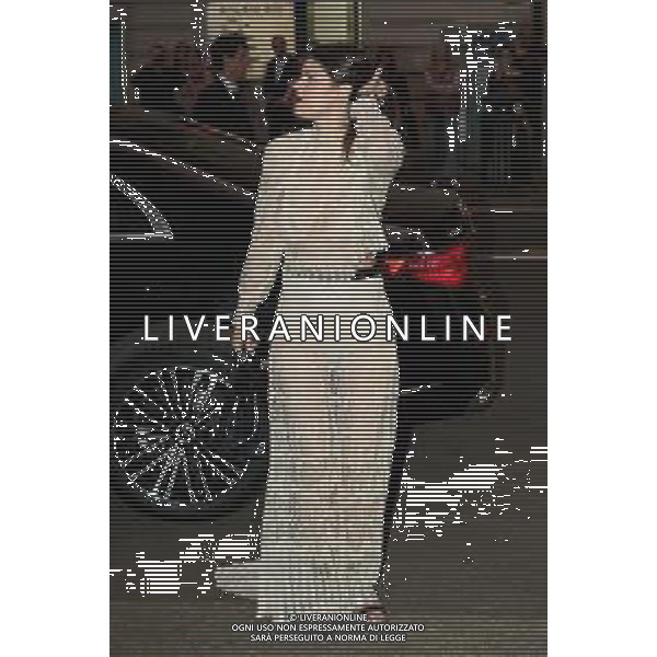 Roma - 27 Maggio 2025 Arrivi delle Celebrita\' alla sfilata "Cruise 2026" di Dior a Villa Albani Torlonia a Roma Nella Foto: Alexandra Daddario foto-Andrea Bracaglia-ag aldo liverani sas