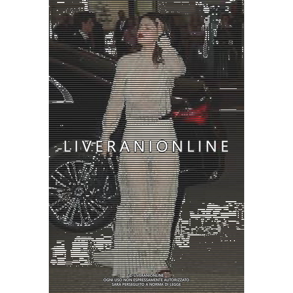 Roma - 27 Maggio 2025 Arrivi delle Celebrita\' alla sfilata "Cruise 2026" di Dior a Villa Albani Torlonia a Roma Nella Foto: Alexandra Daddario foto-Andrea Bracaglia-ag aldo liverani sas