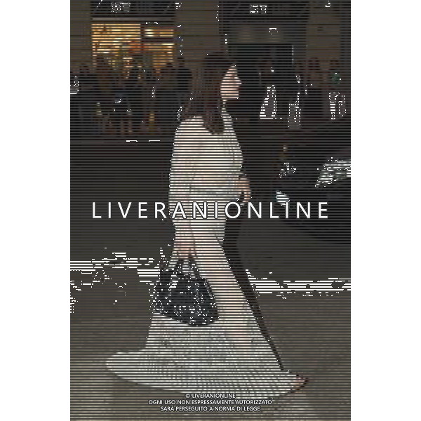 Roma - 27 Maggio 2025 Arrivi delle Celebrita\' alla sfilata "Cruise 2026" di Dior a Villa Albani Torlonia a Roma Nella Foto: Alexandra Daddario foto-Andrea Bracaglia-ag aldo liverani sas