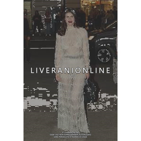 Roma - 27 Maggio 2025 Arrivi delle Celebrita\' alla sfilata "Cruise 2026" di Dior a Villa Albani Torlonia a Roma Nella Foto: Alexandra Daddario foto-Andrea Bracaglia-ag aldo liverani sas