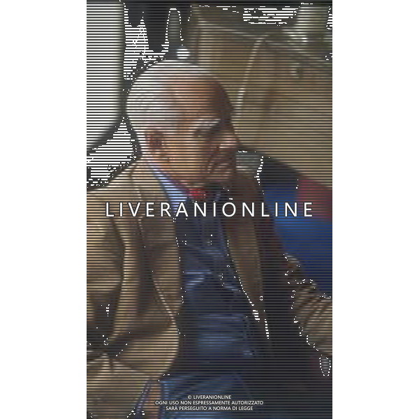 DIAP-RETROSPETTIVA ALBERTO MORAVIA SCRITTORE NELLA FOTO ALBERTO MORAVIA A VENEZIA NELL\'ANNO 1981 AG ALDO LIVERANI SAS