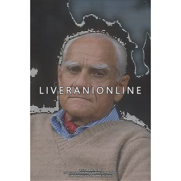 DIAP-RETROSPETTIVA ALBERTO MORAVIA SCRITTORE NELLA FOTO ALBERTO MORAVIA A VENEZIA NELL\'ANNO 1981 AG ALDO LIVERANI SAS
