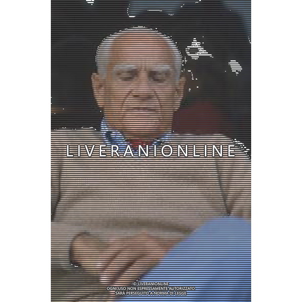DIAP-RETROSPETTIVA ALBERTO MORAVIA SCRITTORE NELLA FOTO ALBERTO MORAVIA A VENEZIA NELL\'ANNO 1981 AG ALDO LIVERANI SAS