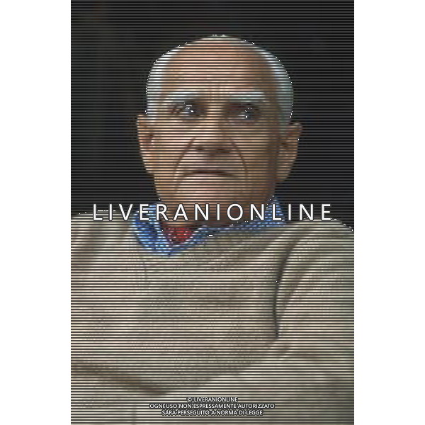 DIAP-RETROSPETTIVA ALBERTO MORAVIA SCRITTORE NELLA FOTO ALBERTO MORAVIA A VENEZIA NELL\'ANNO 1981 AG ALDO LIVERANI SAS