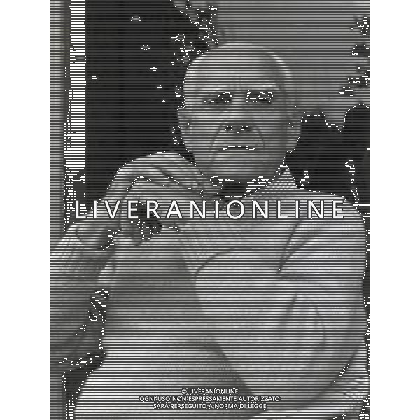 NEG-RETROSPETTIVA ALBERTO MORAVIA SCRITTORE NELLA FOTO ALBERTO MORAVIA A VENEZIA NELL\'ANNO 1981 AG ALDO LIVERANI SAS
