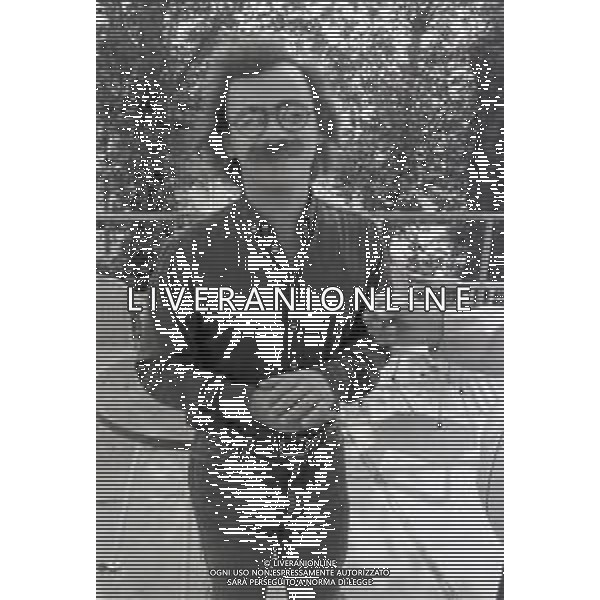 NEG-RETROSPETTIVA MAURIZIO NICHETTI ATTORE NELLA FOTO MAURIZIO NICHETTI A VENEZIA NELL\'ANNO 1981 AG ALDO LIVERANI SAS