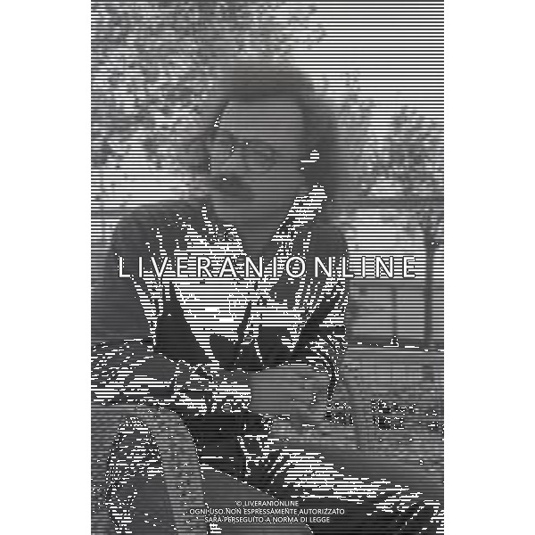 NEG-RETROSPETTIVA MAURIZIO NICHETTI ATTORE NELLA FOTO MAURIZIO NICHETTI A VENEZIA NELL\'ANNO 1981 AG ALDO LIVERANI SAS