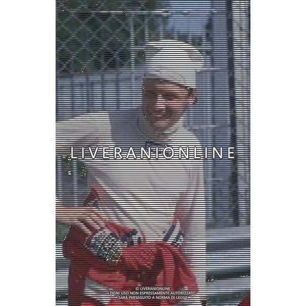 DIAP-RETROSPETTIVA NIKI LAUDA PILOTA F1 NELLA FOTO NIKI LAUDA NELL\'ANNO 1982 AG ALDO LIVERANI SAS