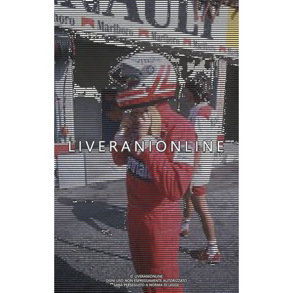 DIAP-RETROSPETTIVA NIKI LAUDA PILOTA F1 NELLA FOTO NIKI LAUDA NELL\'ANNO 1982 AG ALDO LIVERANI SAS