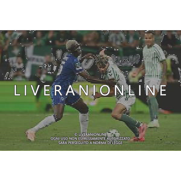 TVRG Real Betis vs Chelsea nella foto Moises Caicedo (Chelsea) e Abdessamad Ezzalzouli (Real Betis) Wroclaw (POL) 28-05-2025 Stadio municipale - Tarczynski Arena UEFA Conference League - finale foto Roberto Garavaglia/Agenzia Aldo Liverani sas