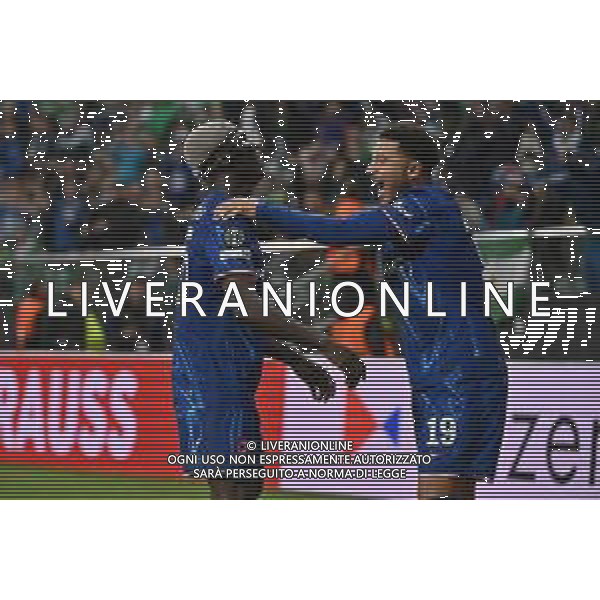 TVRG Real Betis vs Chelsea nella foto Moises Caicedo (Chelsea) e Jadon Sancho (Chelsea) esultanza dopo il gol del 4 a 1 Wroclaw (POL) 28-05-2025 Stadio municipale - Tarczynski Arena UEFA Conference League - finale foto Roberto Garavaglia/Agenzia Aldo Liverani sas