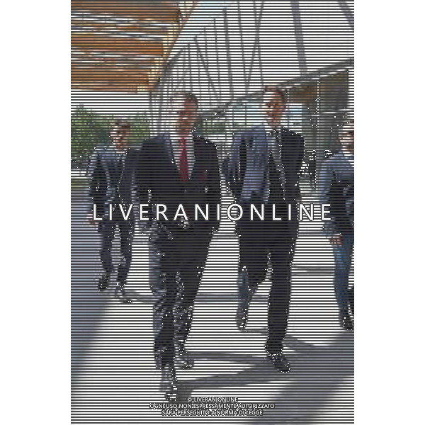 TVMV-Torino 19.05.2025 Continassa @Manuela Viganti /Ag. Aldo Liverani sas Verso Altrove In Memory Of Heysel 4oth Anniversary Nella foto: John elkann presidente stellantis e billy hogan CEO Liverpool ©TVMV Viganti - AGENZIA ALDO LIVERANI SAS