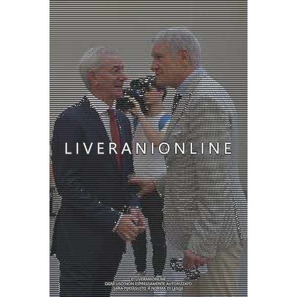 TVMV-Torino 19.05.2025 Continassa @Manuela Viganti /Ag. Aldo Liverani sas Verso Altrove In Memory Of Heysel 4oth Anniversary Nella foto: ian rush e sergio brio ©TVMV Viganti - AGENZIA ALDO LIVERANI SAS