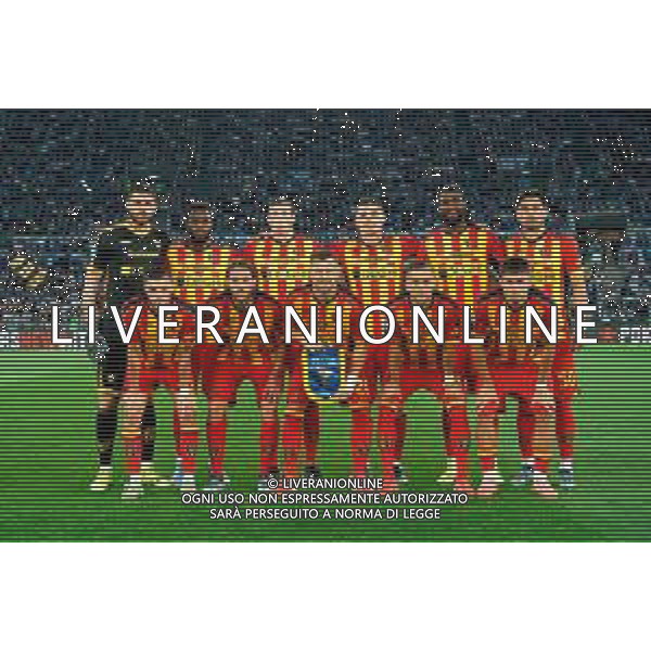 TVEM May 25, 2025 Roma, Italy - SS Lazio vs US Lecce - Italian soccer serie A 2024/25 - Olympic Stadium. In the pic: US Lecce team line up ©TVEM Emmanuele Mastrodonato - AGENZIA ALDO LIVERANI SAS
