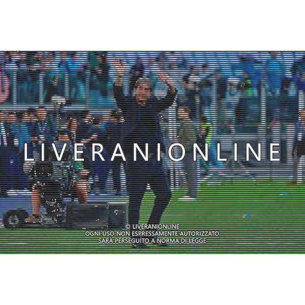 TVEM May 25, 2025 Roma, Italy - SS Lazio vs US Lecce - Italian soccer serie A 2024/25 - Olympic Stadium. In the pic: US Lecce sporting director Stefano Trinchera ©TVEM Emmanuele Mastrodonato - AGENZIA ALDO LIVERANI SAS