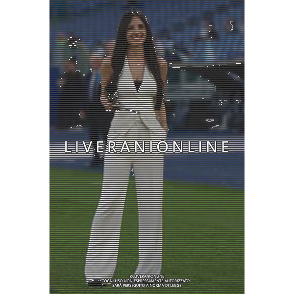 TVEM May 25, 2025 Roma, Italy - SS Lazio vs US Lecce - Italian soccer serie A 2024/25 - Olympic Stadium. In the pic: Giusy Meloni oof Dazn ©TVEM Emmanuele Mastrodonato - AGENZIA ALDO LIVERANI SAS