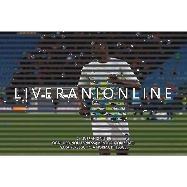 TVEM May 25, 2025 Roma, Italy - SS Lazio vs US Lecce - Italian soccer serie A 2024/25 - Olympic Stadium. In the pic: Loum Tchaouna of SS Lazio ©TVEM Emmanuele Mastrodonato - AGENZIA ALDO LIVERANI SAS