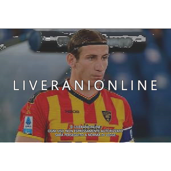 TVEM May 25, 2025 Roma, Italy - SS Lazio vs US Lecce - Italian soccer serie A 2024/25 - Olympic Stadium. In the pic: Federico Baschirotto of US Lecce ©TVEM Emmanuele Mastrodonato - AGENZIA ALDO LIVERANI SAS