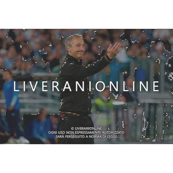 TVEM May 25, 2025 Roma, Italy - SS Lazio vs US Lecce - Italian soccer serie A 2024/25 - Olympic Stadium. In the pic: coach Marco Giampaolo of US Lecce ©TVEM Emmanuele Mastrodonato - AGENZIA ALDO LIVERANI SAS