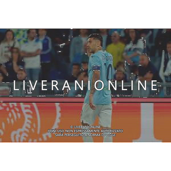TVEM May 25, 2025 Roma, Italy - SS Lazio vs US Lecce - Italian soccer serie A 2024/25 - Olympic Stadium. In the pic: Mattia Zaccagni of SS Lazio ©TVEM Emmanuele Mastrodonato - AGENZIA ALDO LIVERANI SAS