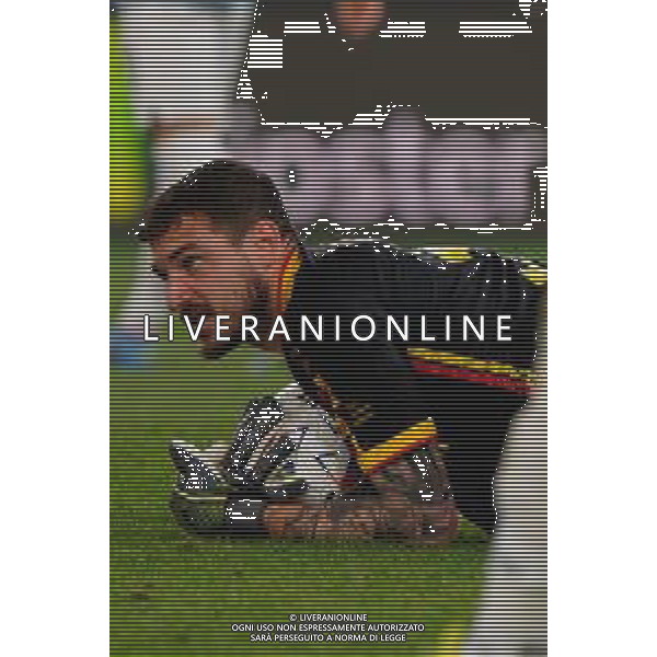 TVEM May 25, 2025 Roma, Italy - SS Lazio vs US Lecce - Italian soccer serie A 2024/25 - Olympic Stadium. In the pic: Wladimiro Falcone of US Lecce ©TVEM Emmanuele Mastrodonato - AGENZIA ALDO LIVERANI SAS