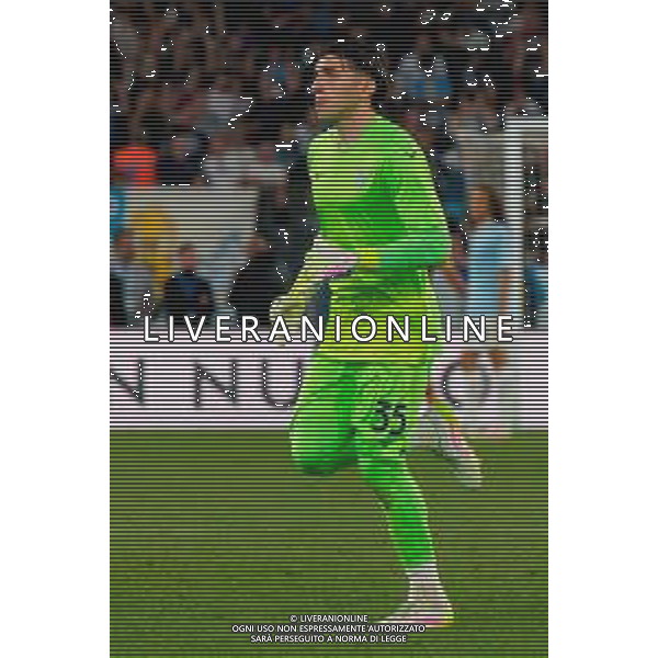 TVEM May 25, 2025 Roma, Italy - SS Lazio vs US Lecce - Italian soccer serie A 2024/25 - Olympic Stadium. In the pic: Chrīstos Mandas of SS Lazio ©TVEM Emmanuele Mastrodonato - AGENZIA ALDO LIVERANI SAS