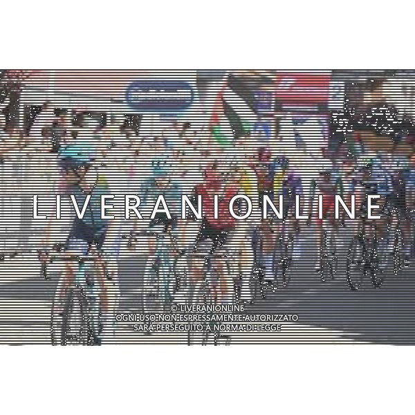 29-05-2025 Giro D\'italia; Tappa 18 Morbegno - Cesano Maderno; 2025, Xds - Astana; 2025, Arkea - Beb Hotel; Ulissi, Diego; Verre, Alessandro; Cesano Maderno; ©SIROTTI - AGENZIA ALDO LIVERANI SAS