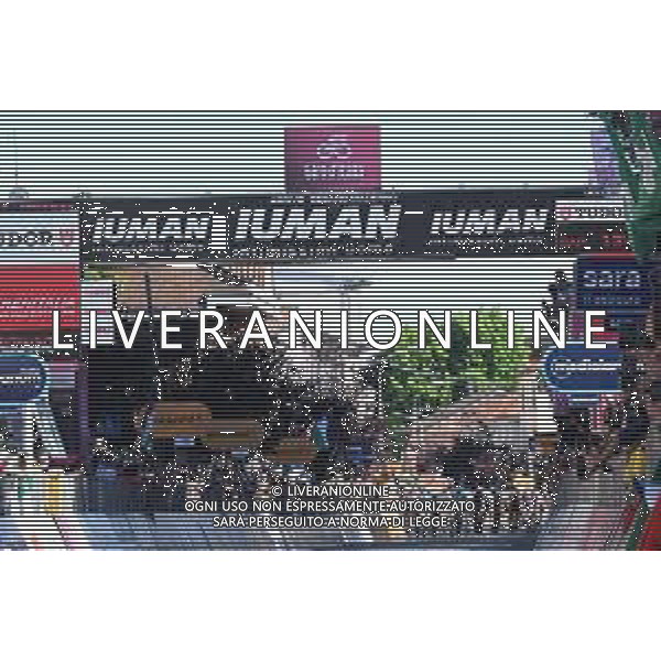 29-05-2025 Giro D\'italia; Tappa 18 Morbegno - Cesano Maderno; 2025, Vf Group Bardiani Csf - Faizane; Covili, Luca; Zanoncello, Enrico; Fiorelli, Filippo; Cesano Maderno; ©SIROTTI - AGENZIA ALDO LIVERANI SAS