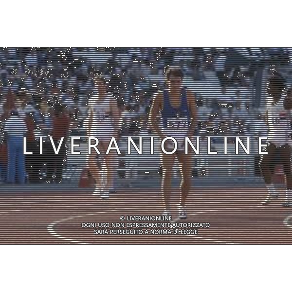 DIAP-RETROSPETTIVA ROBERTO RIBAUD ATLETA NELLA FOTO ROBERTO RIBAUD NELL\'ANNO 1982 AG ALDO LIVERANI SAS