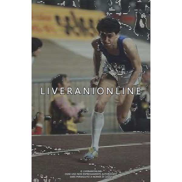 DIAP-RETROSPETTIVA ROBERTO RIBAUD ATLETA NELLA FOTO ROBERTO RIBAUD NELL\'ANNO 1982 AG ALDO LIVERANI SAS
