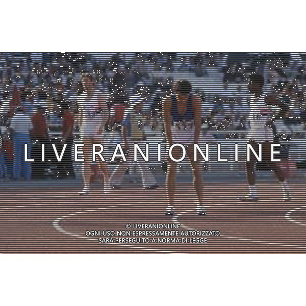 DIAP-RETROSPETTIVA ROBERTO RIBAUD ATLETA NELLA FOTO ROBERTO RIBAUD NELL\'ANNO 1982 AG ALDO LIVERANI SAS