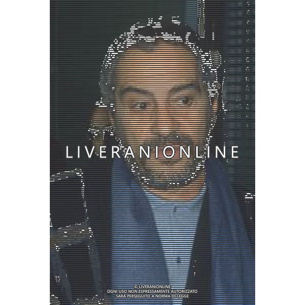 DIAP-RETROSPETTIVA NINO MANFREDI ATTORE NELLA FOTO NINO MANFREDI A MILANO IN TERRAZZA MARTINI NELL\'ANNO 1982 AG ALDO LIVERANI SAS