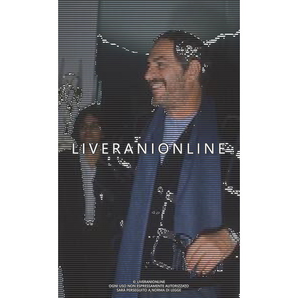 DIAP-RETROSPETTIVA NINO MANFREDI ATTORE NELLA FOTO NINO MANFREDI A MILANO IN TERRAZZA MARTINI NELL\'ANNO 1982 AG ALDO LIVERANI SAS