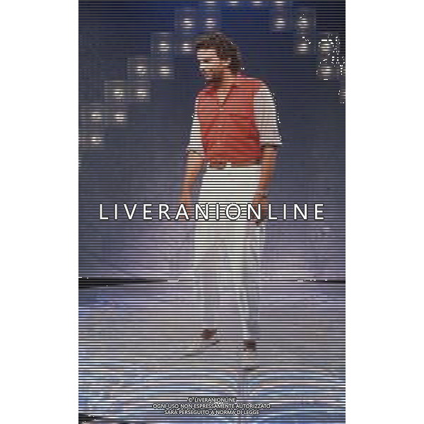 DIAP-RETROSPETTIVA ALAN SORRENTI CANTANTE NELLA FOTO ALAN SORRENTI NELL\'ANNO 1983 AG ADO LIVERANI SAS