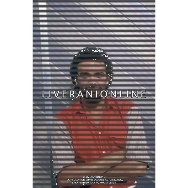 DIAP-RETROSPETTIVA ALAN SORRENTI CANTANTE NELLA FOTO ALAN SORRENTI NELL\'ANNO 1983 AG ADO LIVERANI SAS
