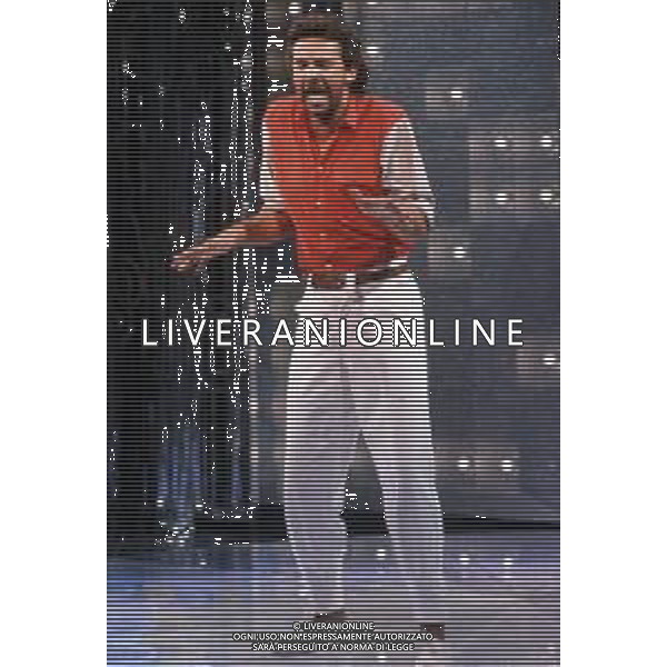 DIAP-RETROSPETTIVA ALAN SORRENTI CANTANTE NELLA FOTO ALAN SORRENTI NELL\'ANNO 1983 AG ADO LIVERANI SAS