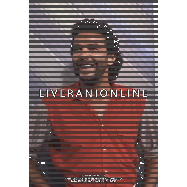 DIAP-RETROSPETTIVA ALAN SORRENTI CANTANTE NELLA FOTO ALAN SORRENTI NELL\'ANNO 1983 AG ADO LIVERANI SAS