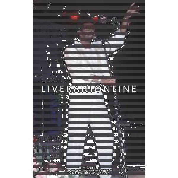 DIAP-RETROSPETTIVA ALAN SORRENTI CANTANTE NELLA FOTO ALAN SORRENTI NELL\'ANNO 1983 AG ADO LIVERANI SAS