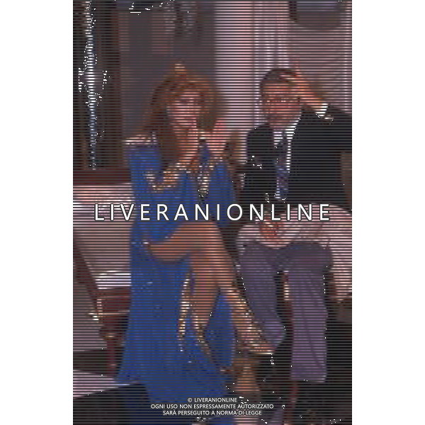 DIAP-RETROSPETTIVA ALIDA CHELLI ATTRICE NELLA FOTO ALIDA CHELLI COM RENZO MONTAGNANI NELLA TRASMISSIONE TELEVISIVA “CI PENSIAMO LUNEDI‘ “ NELL\'ANNO 1983 A ROMA FOTO EDGRADO DELLA SCORCIOSA-AG ALDO LIVERANI SAS