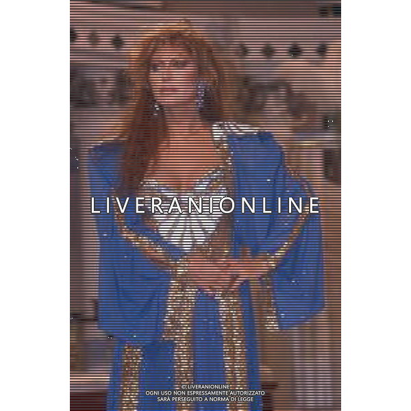 DIAP-RETROSPETTIVA ALIDA CHELLI ATTRICE NELLA FOTO ALIDA CHELLI NELLA TRASMISSIONE TELEVISIVA “CI PENSIAMO LUNEDI‘ “ NELL\'ANNO 1983 A ROMA FOTO EDGRADO DELLA SCORCIOSA-AG ALDO LIVERANI SAS