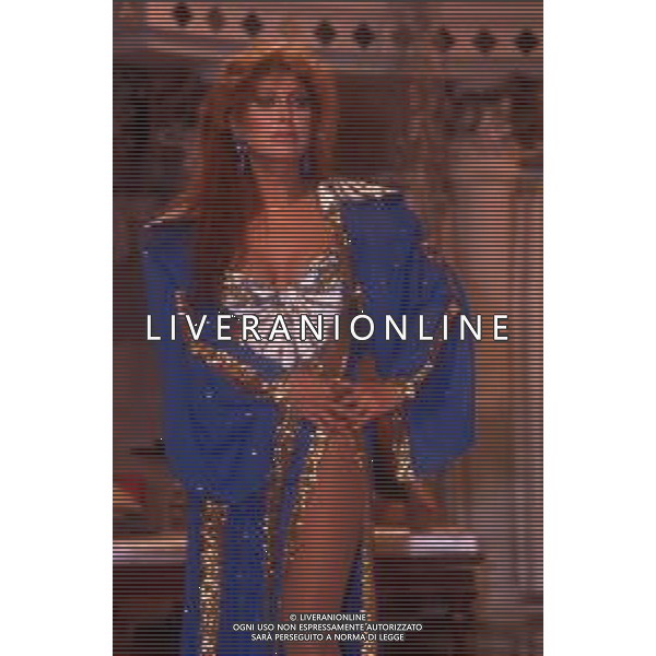 DIAP-RETROSPETTIVA ALIDA CHELLI ATTRICE NELLA FOTO ALIDA CHELLI NELLA TRASMISSIONE TELEVISIVA “CI PENSIAMO LUNEDI‘ “ NELL\'ANNO 1983 A ROMA FOTO EDGRADO DELLA SCORCIOSA-AG ALDO LIVERANI SAS