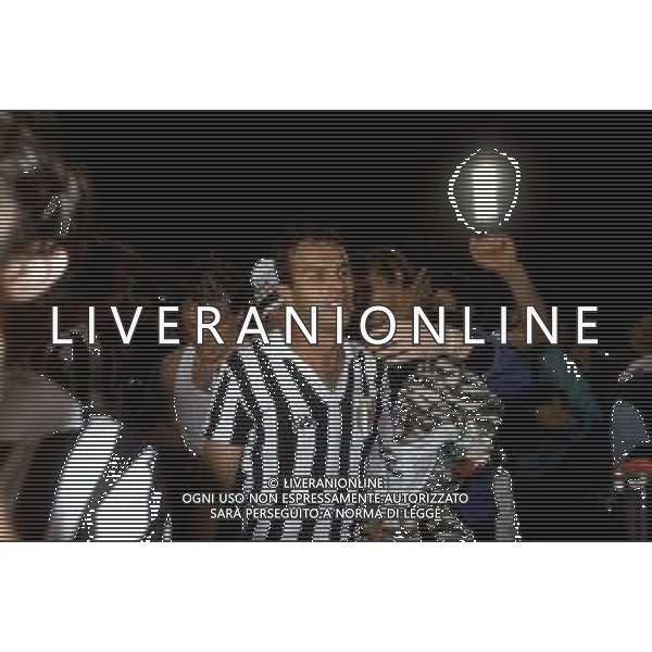 Juventus - Liverpool finale Champions League Stadio Heysel di Bruxelles 29/05/1985 nella foto esultanza festeggiamenti a fine gara di Antonio Cabrini ph archivio agenzia aldo liverani