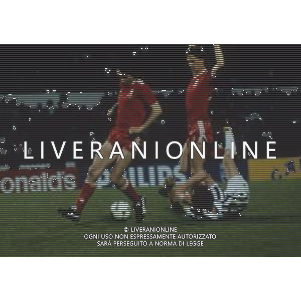 29-05-1985 STADIO HEYSEL FINALE DI COPPA DEI CAMPIONI JUVENTUS LIVERPOOL NELLA FOTO AZIONE DI GIOCO AG ALDO LIVERANI SAS