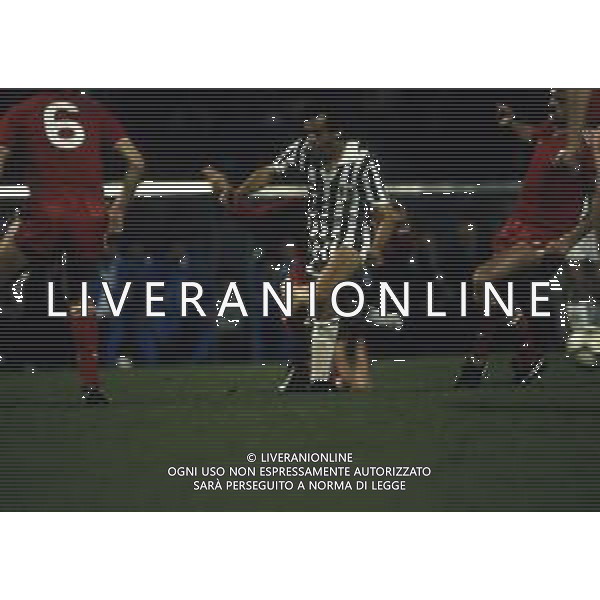 29-05-1985 STADIO HEYSEL FINALE DI COPPA DEI CAMPIONI JUVENTUS LIVERPOOL NELLA FOTO MICHEL PLATINI AG ALDO LIVERANI SAS