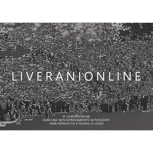 29-05-1985 STADIO HEYSEL FINALE DI COPPA DEI CAMPIONI JUVENTUS LIVERPOOL NELLA FOTO INCIDENTI PRIMA DELLA PARTITA CON LA MORTE DI 39 TIFOSI AG ALDO LIVERANI SAS