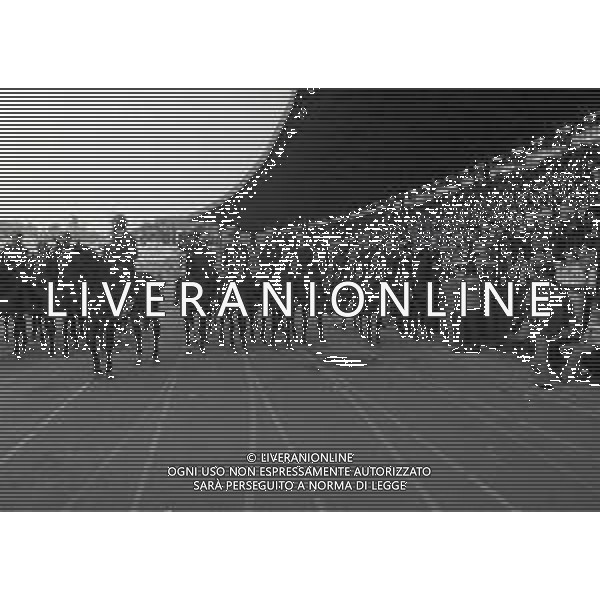 29-05-1985 STADIO HEYSEL FINALE DI COPPA DEI CAMPIONI JUVENTUS LIVERPOOL NELLA FOTO INCIDENTI PRIMA DELLA PARTITA CON LA MORTE DI 39 TIFOSI AG ALDO LIVERANI SAS