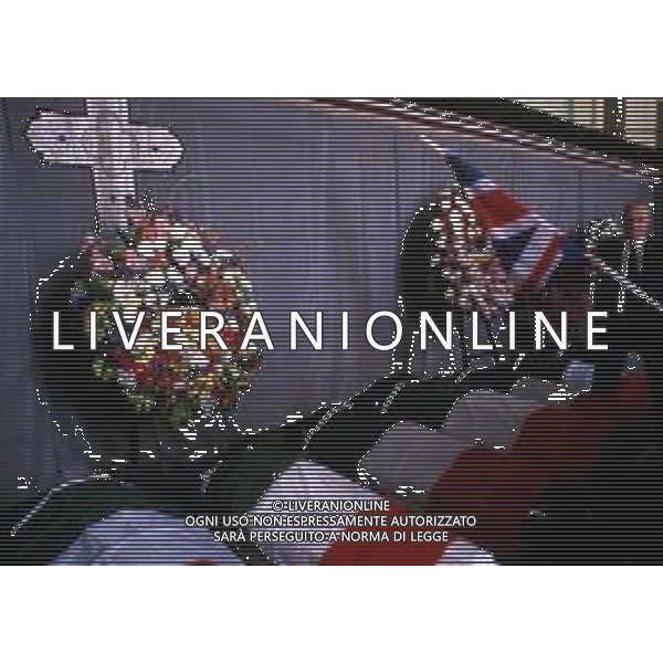 La strage dell\'Heysel fu una tragedia avvenuta il 29 maggio 1985, poco prima dell\'inizio della finale di Coppa dei Campioni di calcio tra Juventus e Liverpool allo stadio Heysel di Bruxelles MELLA FOTO LA CAMERA ARDENTE AG ALDO LIVERANI SAS