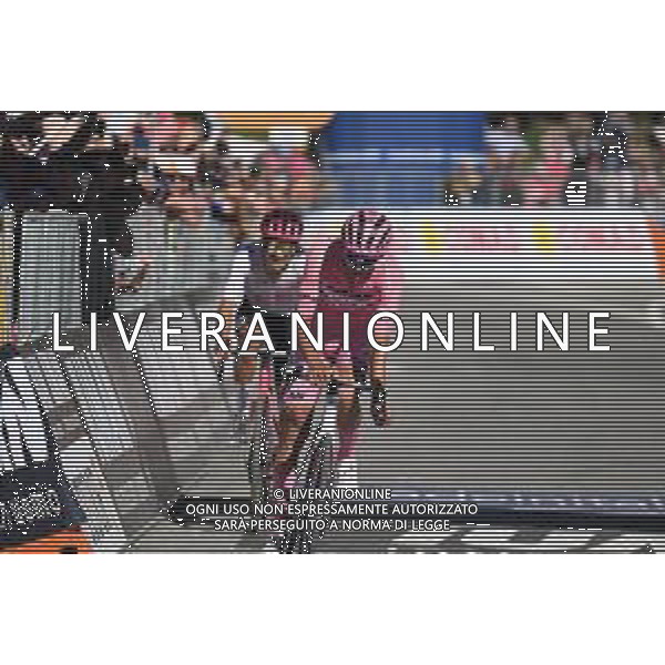 30-05-2025 Giro D\'italia; Tappa 19 Biella - Champoluc; 2025, Uae Team Emirates - Xrg; 2025, Ef Education - Easypost; Del Toro Romero, Isaac; Carapaz Antonio, Richard Antonio; Champoluc; ©SIROTTI - AGENZIA ALDO LIVERANI SAS